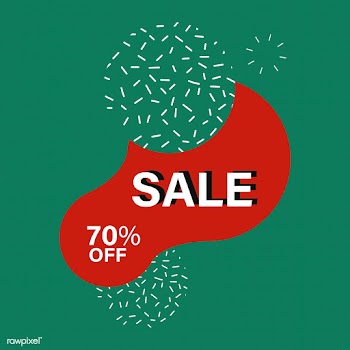 70% off SALE badge vector | Free stock vector - 501341