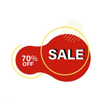 70% off SALE badge vector | Free stock vector - 501343