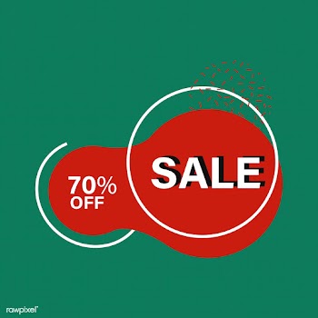 70% off SALE badge vector | Free stock vector - 501349