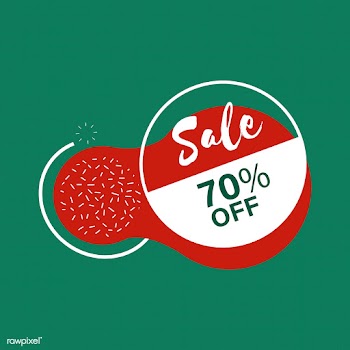 70% off SALE badge vector | Free stock vector - 501352