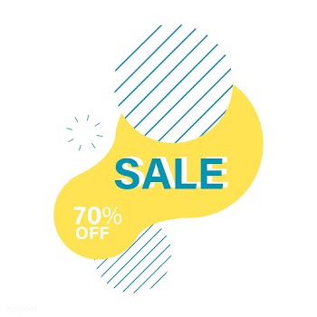70% off SALE badge vector | Free stock vector - 501353