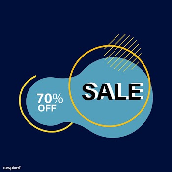 70% off SALE badge vector | Free stock vector - 501359