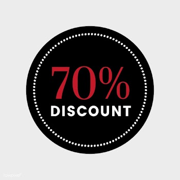 70 percent off sale badge vector | Free stock vector - 471046