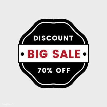70 percent off sale badge vector | Free stock vector - 471048