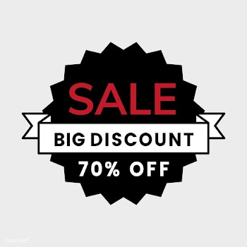 70 percent off sale badge vector | Free stock vector - 471050