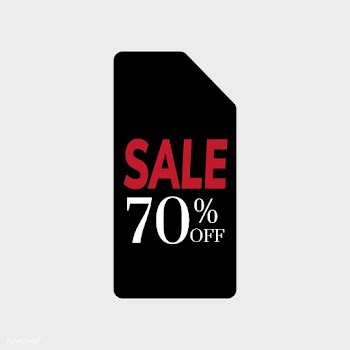 70 percent off sale badge vector | Free stock vector - 471051