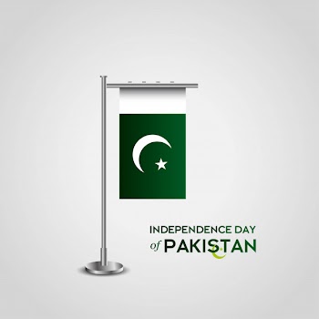 73rd pakistan independence day Free Vector