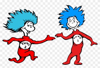 74 - 18 Kb - Thing 1 And Thing 2 Shirts