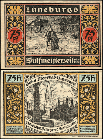 75 Pfennig Notgeld banknote of the Town | Free Photo - rawpixel