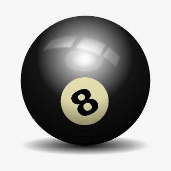 8 billiard ball clipart, sport | Free Photo - rawpixel