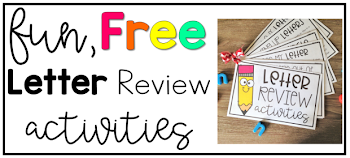 8 Fun, Free Letter Review Activities