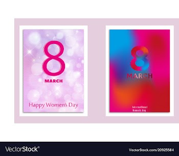8 march concept eight march set vector image