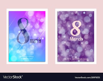 8 march concept set collection vector image