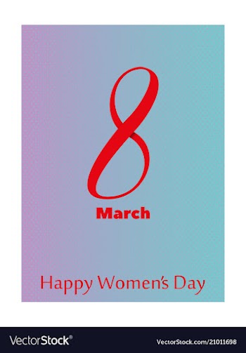 8 march greeting card template international vector image