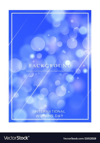 8 march greeting card template international vector image