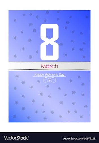 8 march international womens day 8 march on vector image