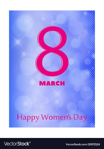 8 march international womens day 8 march on vector image