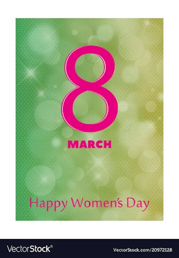 8 march international womens day 8 march on vector image