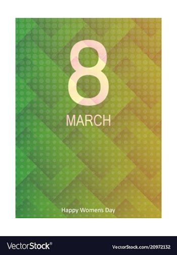 8 march international womens day 8 march on vector image