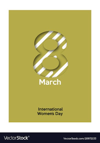 8 march international womens day 8 march on vector image
