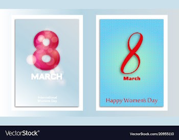 8 march international womens day happy mothers day vector image