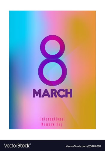 8 march international womens day happy mothers vector image