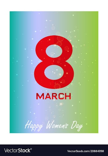 8 march international womens day happy mothers vector image