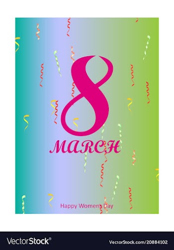 8 march international womens day happy mothers vector image