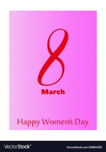 8 march international womens day happy mothers vector image