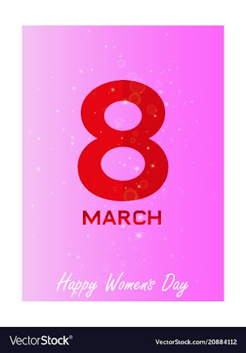 8 march international womens day happy mothers vector image