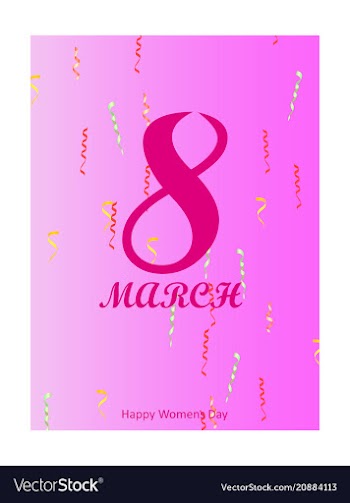 8 march international womens day happy mothers vector image