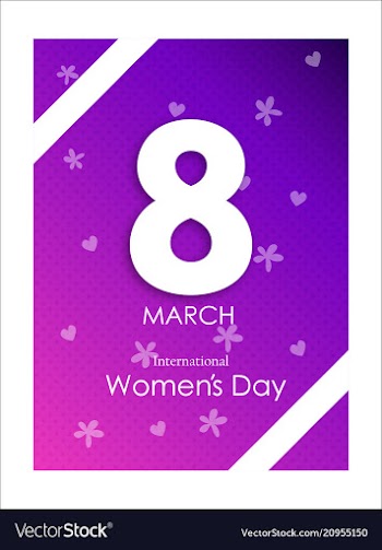 8 march international womens day happy mothers vector image