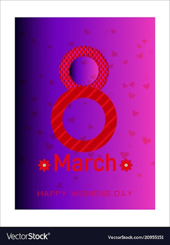 8 march international womens day happy mothers vector image