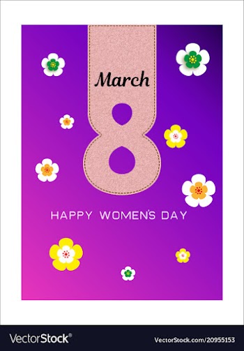 8 march international womens day happy mothers vector image