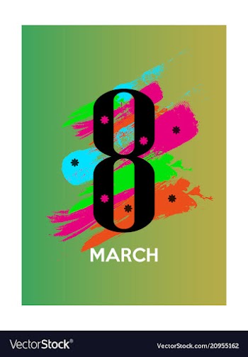 8 march international womens day happy mothers vector image