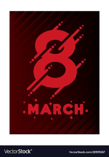 8 march international womens day happy mothers vector image
