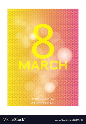 8 march international womens day happy mothers vector image