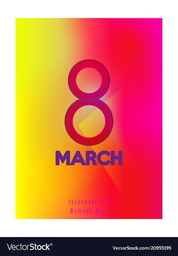 8 march international womens day happy mothers vector image