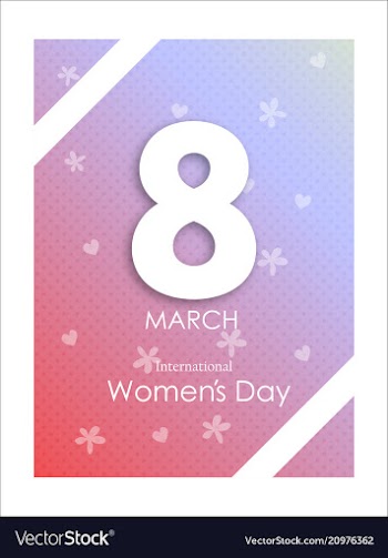 8 march international womens day happy mothers vector image