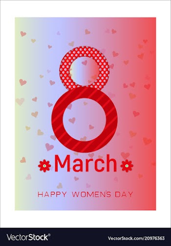 8 march international womens day happy mothers vector image