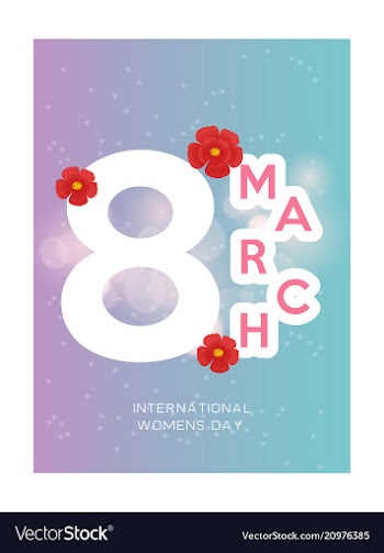 8 march international womens day happy mothers vector image