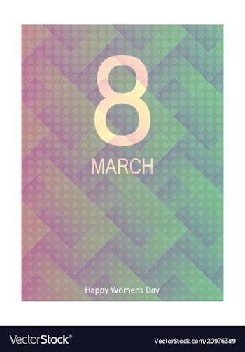 8 march international womens day happy mothers vector image