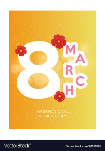 8 march international womens day happy mothers vector image