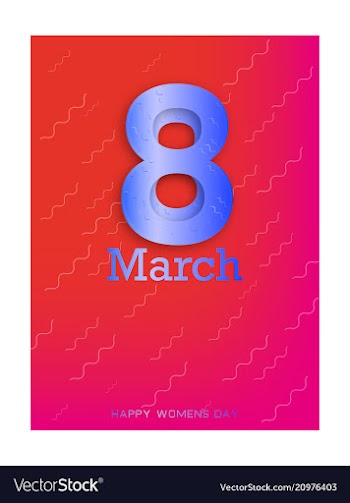 8 march womens day sign icon holiday symbol icon vector image