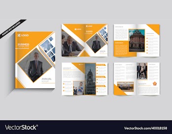 8 pages business brochure design