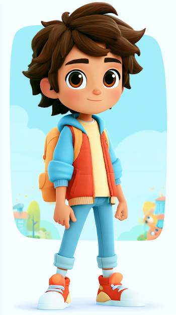 8-Year-Old Boy Character Sheet