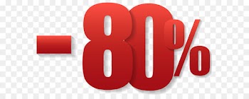-80% Off Sale PNG Clipart Image 
