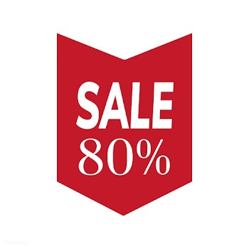 80 percent off sale badge vector | Free stock vector - 471028