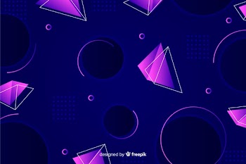 80 style background with geometric shapes Free Vector