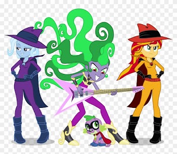 #857312 - Artist - Imperfectxiii, Artist - Punzil504, - Equestria Girls The Mane Iac
